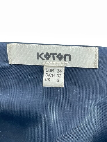 34 Beden lacivert Renk Koton Kısa Elbise %70 İndirimli.