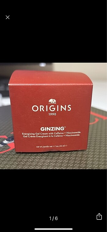 Origins Ginzing Energizing Gel Cream