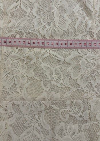 Dantel Detaylı Kolsuz Bej Kadın Bluz - Görsel 6