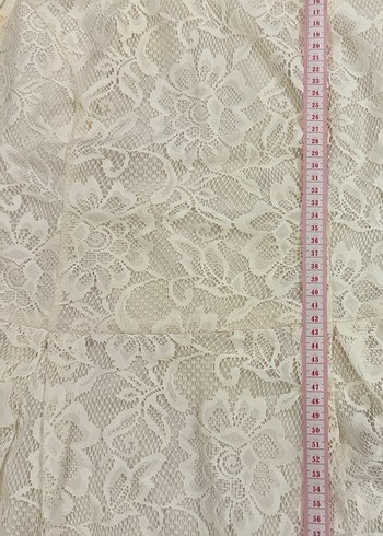 Dantel Detaylı Kolsuz Bej Kadın Bluz - Görsel 5