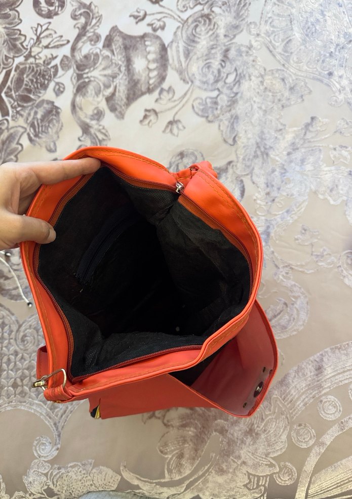 Turuncu Kadın Çanta - Görsel 4