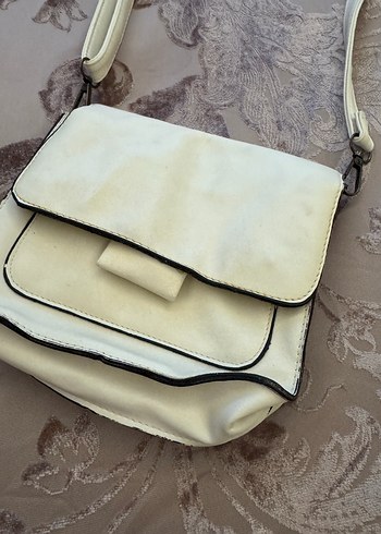 Beyaz Çapraz Kadın Çanta - Görsel 2