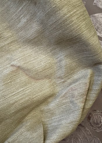 Bej Keten Kadın Kol Çantası - Görsel 7