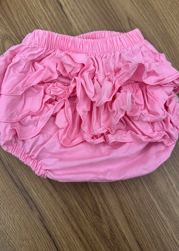 Pembe Fırfırlı Bebek Külot Şort - Görsel 3