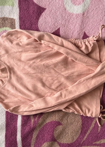 Pembe Uzun Kollu Bluz