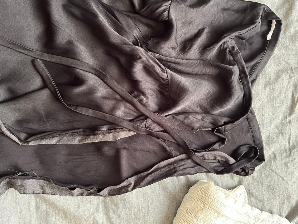 Beyoglu Saten baglamali etek - Görsel 3