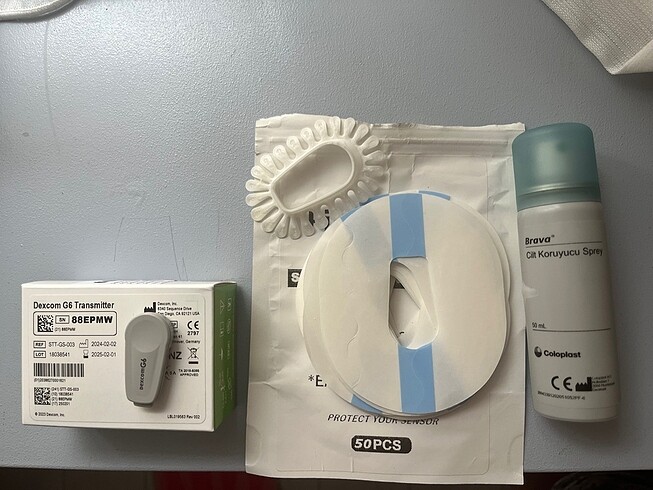 Beden Renk Dexcom g6 sensör suya dayanıklı şeffaf sensör sabitleyici bant