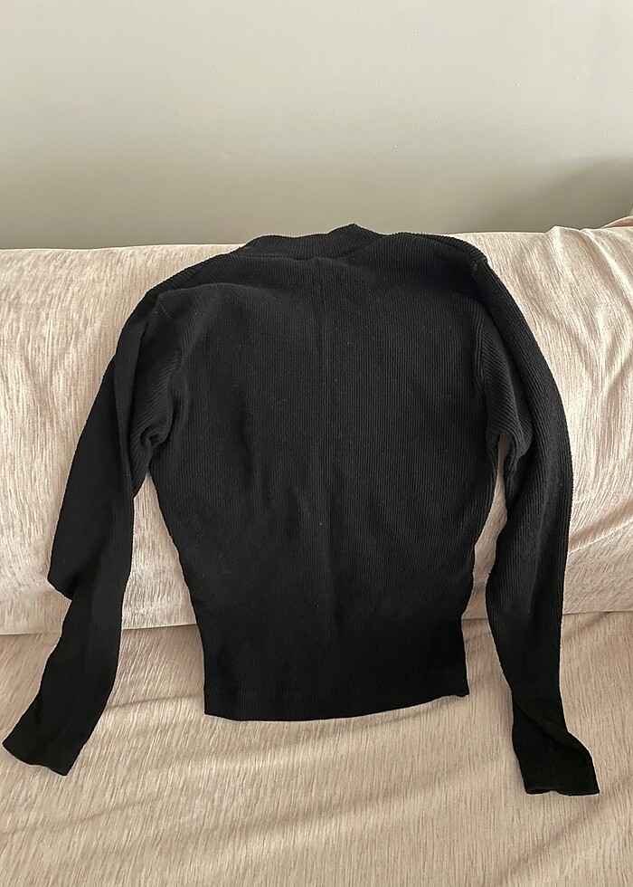 Boğazlı triko kazak - Görsel 2