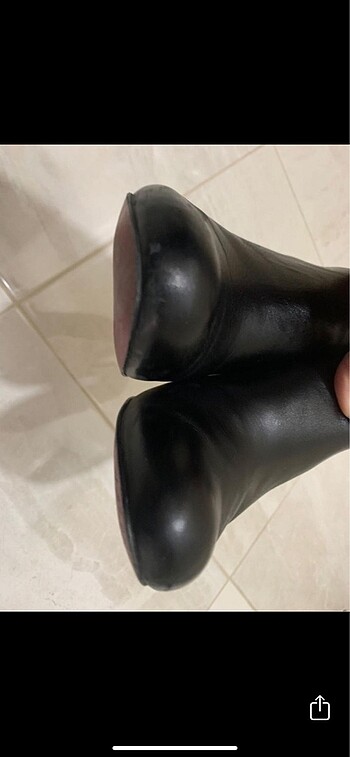 39 Beden siyah Renk 5 TH AVENUE Deichmann Deri Bootie