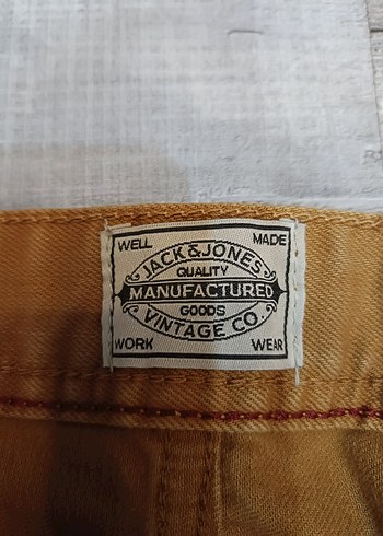 Jack & Jones Bej Erkek Denim Pantolon Regular Fit - Görsel 4