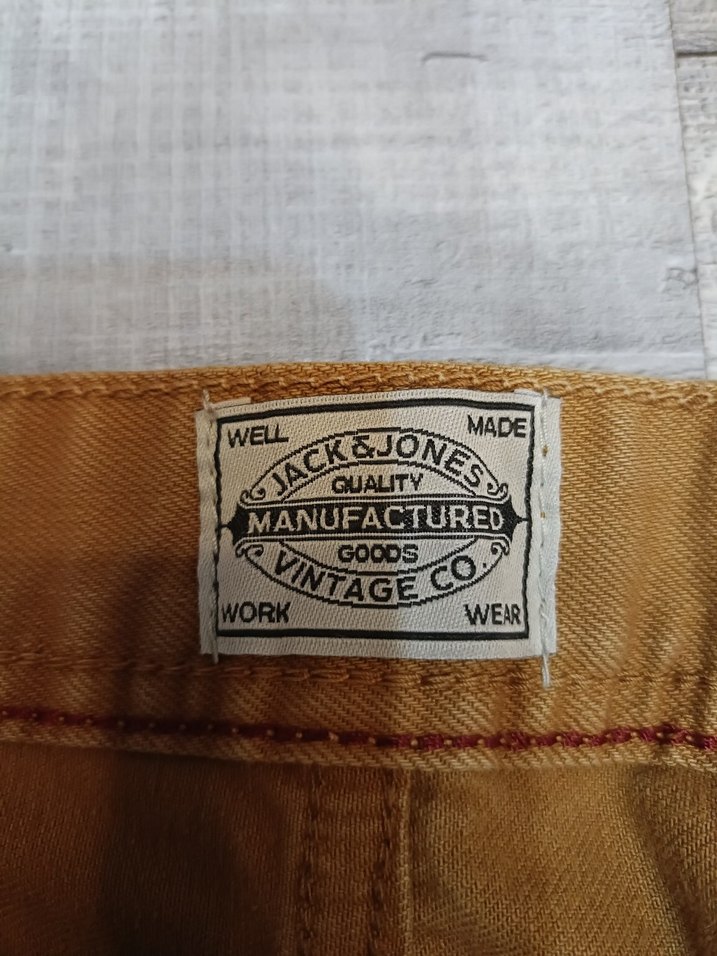 Jack & Jones Bej Erkek Denim Pantolon Regular Fit - Görsel 4