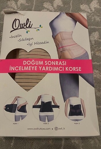 Owli marka korse doğum sonrası