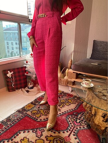 Diğer Tüvit kumaş chanel pantolon