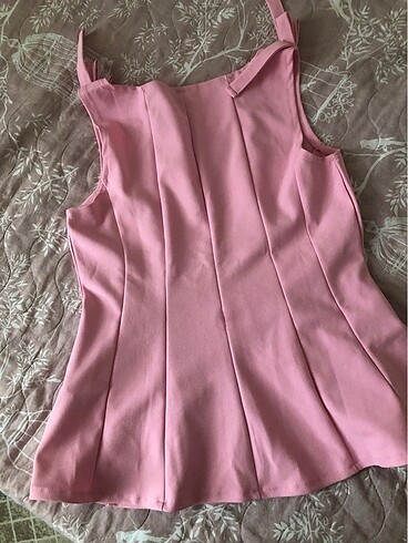 m Beden Fiyonk detaylı örme bluz