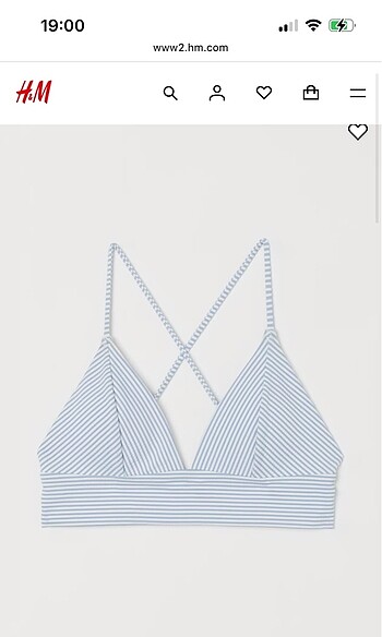 H&M bikini üstü