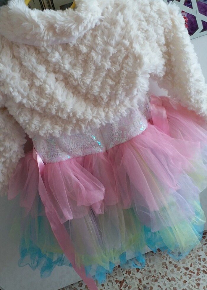 kız çocuk abiye ve ayakkabısı - Görsel 4