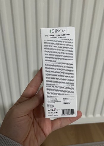Sinoz Temizleyici Kil Yüz Maskesi - Görsel 2