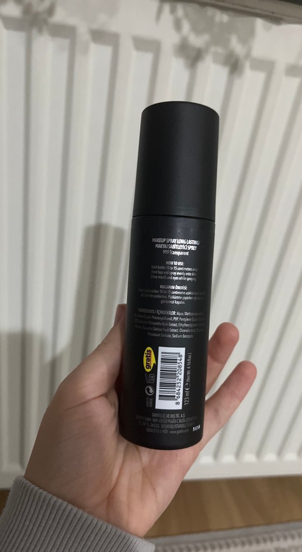 LYKD Siyah Makyaj Sabitleyici Sprey - Görsel 2