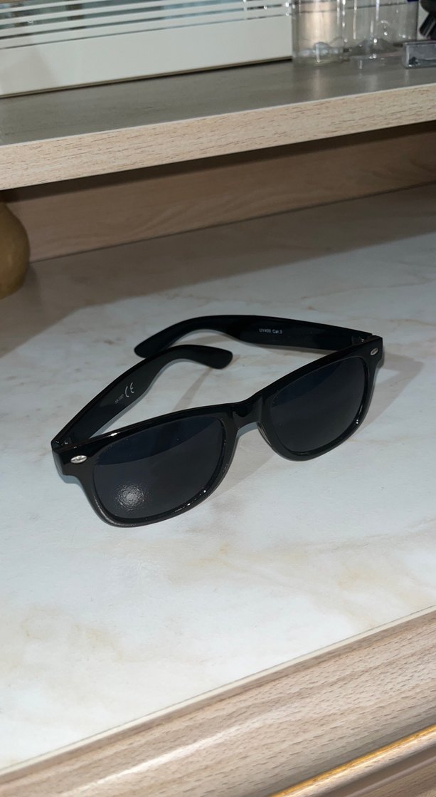 Klasik Siyah Goth Kadın Güneş Gözlüğü - Görsel 2