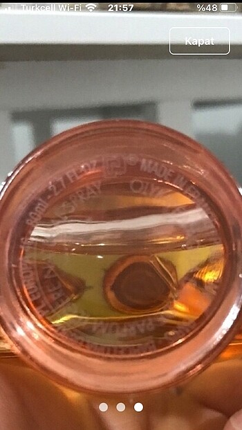 Beden 80 ml orjinal iade garantilidir kapaksız