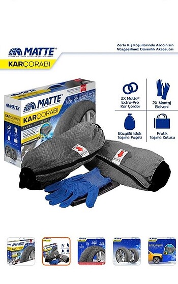 Diğer Matte kar çorabı medium