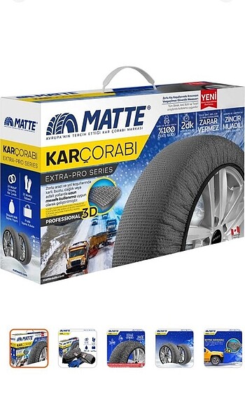  Beden Matte kar çorabı medium