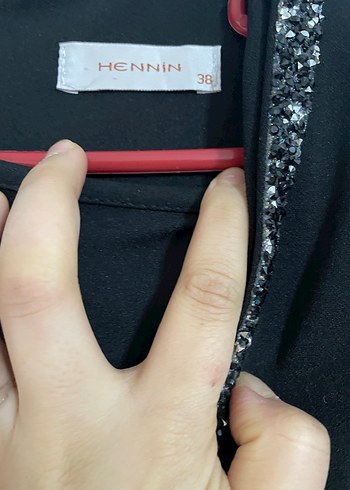 Uzun Siyah Drapeli Kadın Elbise - Görsel 3