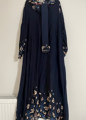 Kadın Lacivert Bohem Uzun Elbise - Görsel 4