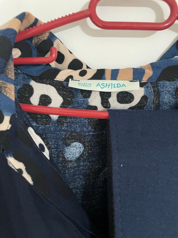 Kadın Lacivert Bohem Uzun Elbise - Görsel 5