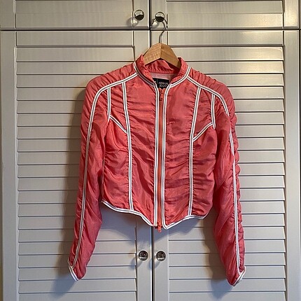Pembe İpek Armani ceket (made in Italy)