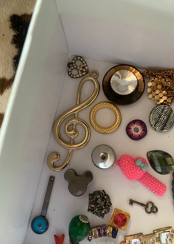 Renkli Pullu Tekleme Bohem Takı Seti - Görsel 3