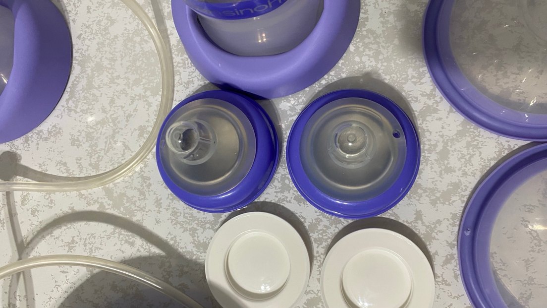 Lansinoh Elektrikli 2 li Göğüs Pompası Mor - Görsel 3