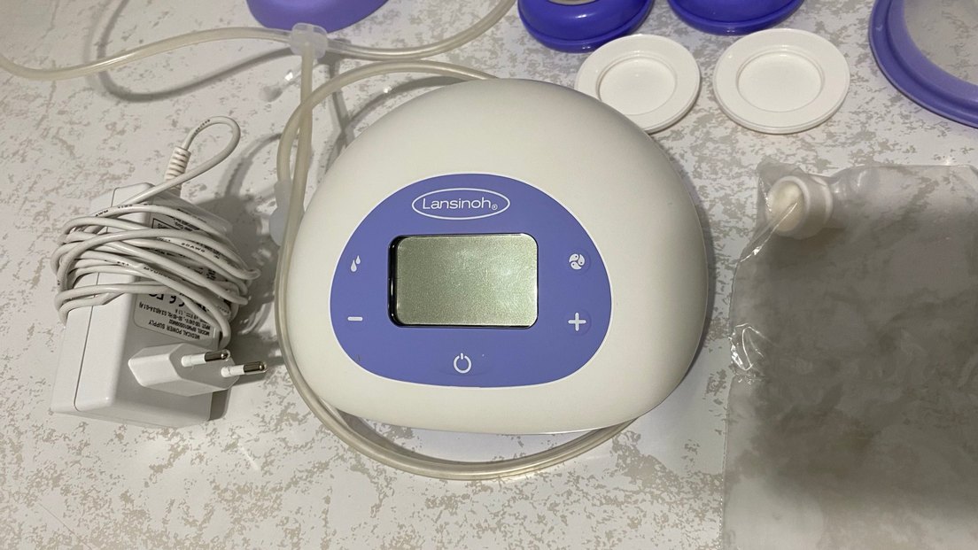 Lansinoh Elektrikli 2 li Göğüs Pompası Mor - Görsel 4