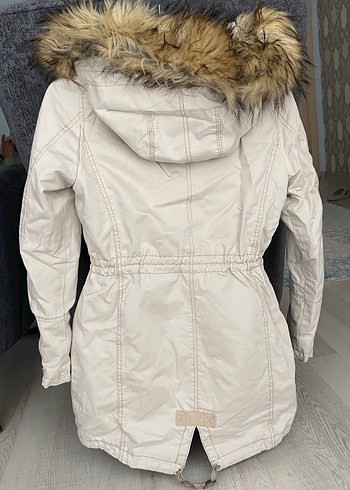 Kürklü Kapüşonlu Kaban - Görsel 2