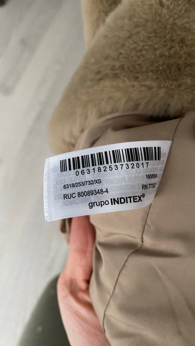 Bej Kadın Suni Kürk Midi Kaban - Görsel 5