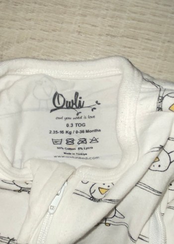 Owli Uyku Gurusu 0.3 Tog Bebek Uyku Tulumu - Görsel 8