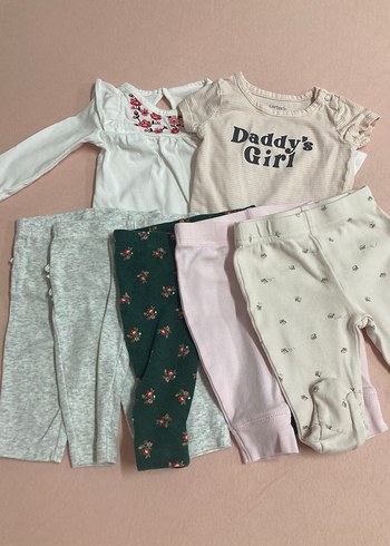 Bebek Kız Uzun Kollu Rahat Takım Carters