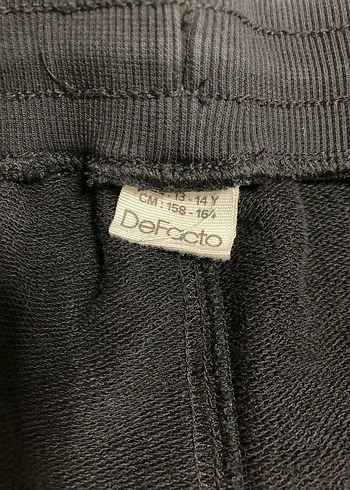 Siyah erkek çocuk Spor Eşofman Altı - Görsel 2