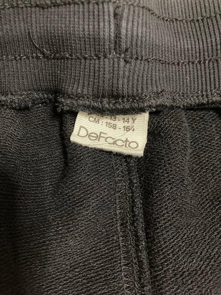 Siyah erkek çocuk Spor Eşofman Altı - Görsel 2