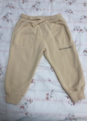 Mavi Fermuarlı Sweatshirt ve Bej Eşofman - Görsel 2