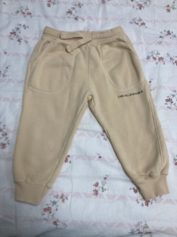 Mavi Fermuarlı Sweatshirt ve Bej Eşofman - Görsel 2