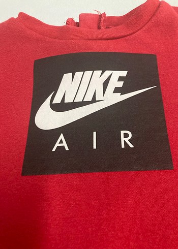 Nike Erkek Çocuk Kırmızı Sweatshirt ve Eşofman Takımı - Görsel 3
