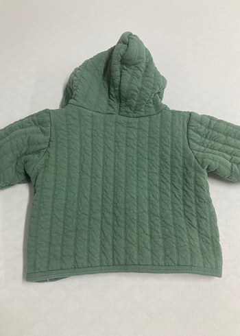 Kapüşonlu Düğmeli Erkek Çocuk Mont - Görsel 6