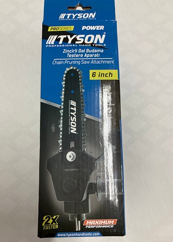 Tyson Zincirli Dal Budama Testeresi Aparatı 6 inch