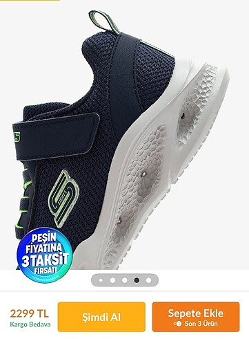 23 Beden mavi Renk Skechers çocuk spor ayakkabı