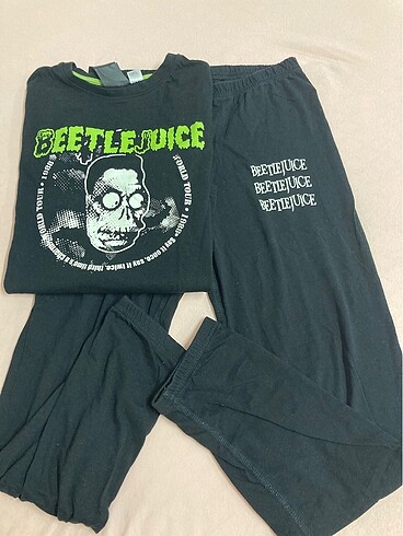 Beetle juice pijama takımı