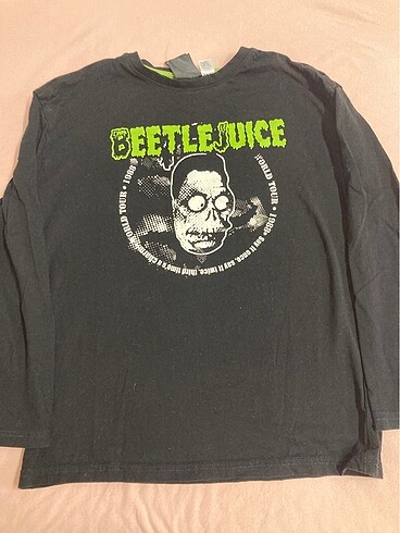 11-12 Yaş Beden Beetle juice pijama takımı