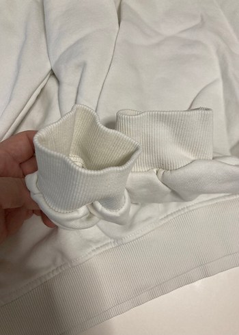 Bershka Beyaz Baskılı Kız çocuk Sweatshirt