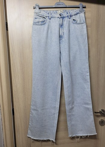 Mavi 38-40 beden Bol Kesim Midi Jean