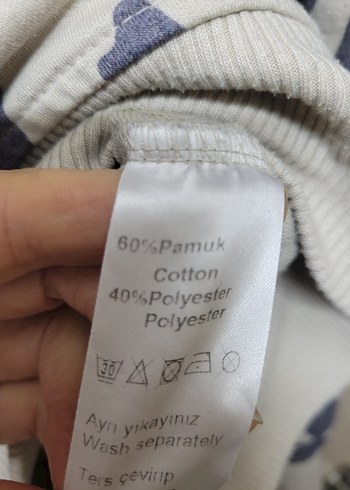 Gri Batik Desenli Uzun Kollu Kadın Sweatshirt - Görsel 5